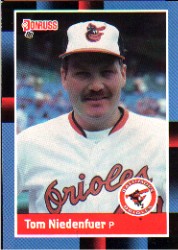 1988 Donruss Baseball Cards    294     Tom Niedenfuer
